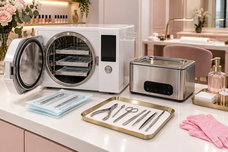 Hygiène et autoclave en formation onglerie